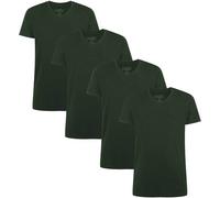 BAMBOO BASICS Bamboo basics Herren T-Shirt VELO, 4er Pack - Unterhemd, V-Neck, Single Jersey (TB_VELO-4P) XL Grün