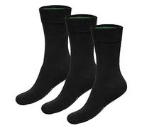 Bamboo Basics - Bambus Socken für Herren und Damen - Beau (3-Stück) - Hypoallergen und seidig weich - Länger frische und trockene Füße Schwarz 41-46