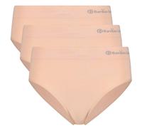 Bamboo basics Damen Slips, 3er Pack - BELLE seamless full briefs, Jersey, Logo Nude L