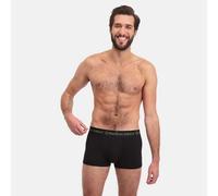 Bamboo Basics Herren Boxer Shorts, 3er Pack - Liam Trunks, atmungsaktiv, Jersey Schwarz M