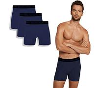 Bamboo Basics - Herren Bambus Boxershorts - Rico - 3er-Pack - Atmungsaktive Unterwäsche - Marineblau - XXL