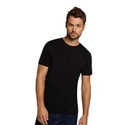 Bamboo Basics Herren Bambus-T-Shirt Ruben – atmungsaktiv, extra weich – 2er-Pack (Schwarz, S)