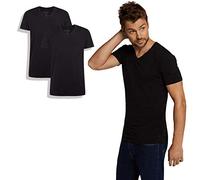 Bamboo Basics T-Shirt V-Ausschnitt VELO-003, 68% Bambusviskose/28% Baumwolle/4% Elasthan, 200GSM 2XL