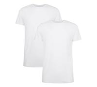 Bamboo basics Herren T-Shirt RUBEN, 2er Pack - Unterhemd, Rundhals, Single Jersey Weiß 2XL