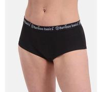 Bamboo Basics Nahtloser Damen Hipster-Slip IRIS aus Bambusviskose / Biobaumwolle (2er Pack) Schwarz M