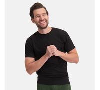 Bamboo Basics Herren Bambus-T-Shirt Ruben – atmungsaktiv, extra weich – 2er-Pack (Schwarz, S)