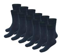 BAMBOO BASICS Bamboo basics Unisex Socken, 12er Pack - BEAU Anklet Socks, Kurzsocken, einfarbig (TB_BEAU-12P) 41-46 Blau