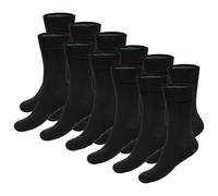 Bamboo basics Unisex Socken, 12er Pack - BEAU Anklet Socks, Kurzsocken, einfarbig Schwarz / 41-46 41-46 Schwarz