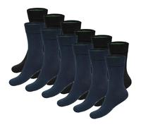Kurzsocken BAMBOO BASICS "Socken 12er Pack", Herren, Gr. 41-46, schwarz (schwarz, blau), Obermaterial: 70% Viskose CV. 25% Polyamid PA. 5% Elasthan EL., Socken (22243768-41) schwarz, blau