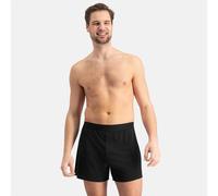Bamboo Basics Weite Herren Boxershorts KAY aus Bambusviskose / Biobaumwolle (2er Pack) Schwarz L