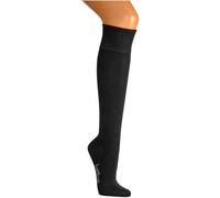 Bambus-Viskose Kniestrümpfe schwarz, Gr. 39-42, extra Soft