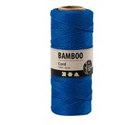 Bambuskordel, 65 m - blau