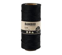 Bambuskordel schwarz 1 mm 65 m