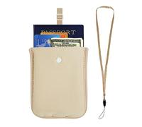 Bamneat RFID-blockierende Reise-BH-Brieftasche, versteckte Geldtasche mit verstellbarem Gummiband, perfekte Geheimtasche, schützt Ihren Reisepass, Kreditkarten, Wertsachen, Hautfarben, XL,