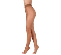 BANANALU 15 Den zehenfreie weiche Strumpfhose Toeless transparent Open Toe Toeless 15 Bronze M