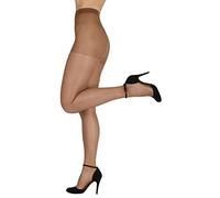 BANANALU S bis XXL ohne Zwickel 40 DEN feine elastische seiden Strumpfhose mit Höschen Panty 40 Bronze M