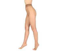 BANANALU zehnfreie Strumpfhose extra dünn 8 Den Toeless transparent Summer Toe 8 Bronze L