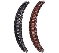 Bananenklammern, Fisch-Clips, Vintage-Stil, für dickes, lockiges Haar, Zubehör, Bananen-Haarkamm, Fischgriff, Haarklamm-Set, Clips und Haarspangen, 2 Stück