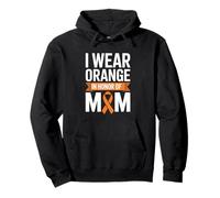 Band mit Aufschrift I Wear Orange In Honor of Mom Pullover Hoodie