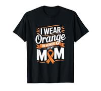 Band mit Aufschrift I Wear Orange In Honor of Mom T-Shirt