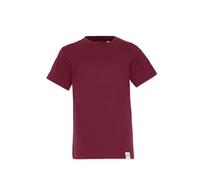 Band of Rascals Kinder Kurzarm T-Shirt Basic aus Bio-Baumwolle, Bordeaux, Gr. 146