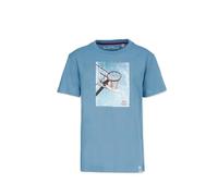 Band of Rascals Kinder Kurzarm T-Shirt Sky Bucket aus Bio-Baumwolle, Aegean-Blue, Gr. 98/104