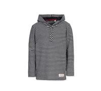 Band of Rascals Kinder Langarmshirt Striped Hooded aus Bio-Baumwolle, Black-Grey, Gr: 158