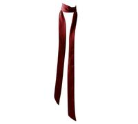 Band Seidenschal elegantes handgebundenes Hals Haar Frauen Dinner Party Haarband Haar Dekore Seiden Haargummis