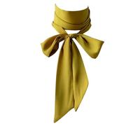 Band Seidenschal elegantes handgebundenes Hals Haar Frauen Dinner Party Haarband Haar Dekore Seiden Haargummis