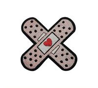 Bandage-Patches, kreative bestickte Applikation, taktisches Armband zum Aufnähen, dekoratives Emblem, Befestigungshaken bestickte Stoffflicken für Kleidung, Reparatur, Jeans, Jacke, Hüte, DIY Handwerk