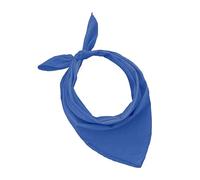 Bandana aus 100% Baumwolle, 3/5/10er-Set, für Damen, Herren, Kinder, Unisex, einfarbig und/oder mit Paisley-Muster, Artikelnummer A644, Königsblau, Set 1 pz