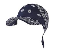 Bandana Cap Damen Chemo Mütze Sommer Schirm Kopftuch Visor Strand Cap Bandana Sonnenschutz Mütze Marine Einheitsgröße