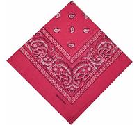 Bandana Halstuch Biker 1er 3er 6er 12er Pack Nikki Tuch Schal Paisley Kopftuch 100% Baumwolle (1er, Pink)