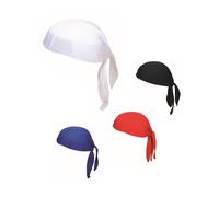 Bandana Leonardo weiß zum Binden one size 100% Polyester