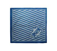 Bandana mit Bayrischer Raute in 2 Farben aus Baumwolle blau, Einheitsgröße