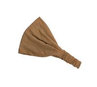 Bandanas Damen Einfarbiges elastisches Stirnband mit Strasssteinen und breiter Rückseite for Damen(Khaki)