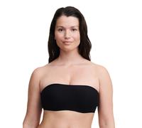 Bandeau-BH CHANTELLE "SOFTSTRETCH", Damen, Gr. M/L, N-Gr, schwarz, Obermaterial: 87% Polyamid, 13% Elasthan, BHs Bandeau-BH, mit nicht herausnehmbaren Pads (36000006-M) schwarz