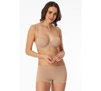 Schiesser Damen Bandeau abnehmbaren Trägern und gleitenden Cups Single Jersey-Unique Micro BH, Maple_181449, 75B