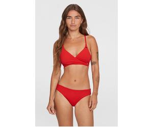 Bandeau-Bikini O'NEILL "ESSENTIALS BAAY MAOI BIKINI SET", Damen, Gr. 36, N-Gr, rot (rot coat), Obermaterial: 85% Polyamid, 15% Elasthan, Bikini-Sets, Cheeky Bikinihosen, mit abnehmbaren Polstern (4667