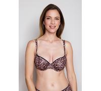 Bandeau-Bikini-Top JOOP "Leopard Beach", Damen, Gr. 42, Cup C, leopard aop, Obermaterial: 92% Polyamid, 8% Elasthan, Bikini-Oberteile (17370107-42) leopard aop