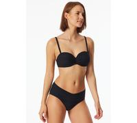 Bandeau-Bikini-Top mit Schale Jersey schwarz - Aqua 36B