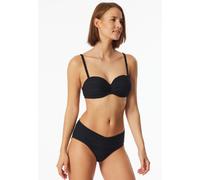Bandeau-Bikini-Top mit Schale schwarz - Aqua 40B