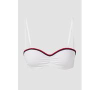 Bandeau-Bikini-Top mit Zierborte Mix & Match 42C weiß 6010632.4224.42C