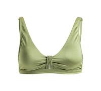 Bandeau-Bikini-Top ROXY "Brilho", Damen, Gr. S, Cup B, grün (loden grün), 82% Nylon, 18% Elasthan, Bikini-Oberteile (96054650-S) loden grün