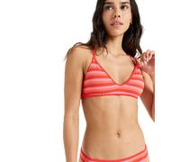 Bandeau-Bikini-Top ROXY "Jasmin", Damen, Gr. XS, Cup B, rot (poppy rot), 95% Polyester, 5% Elasthan, Bikini-Oberteile (77499223-XS) poppy rot