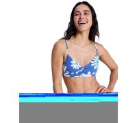 Roxy Essentials Pt Wrap Bralette Bikinioberteil S Dutch Blue Flower Soul