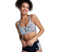 Bandeau-Bikini-Top ROXY "Pro Surf", Damen, Gr. L, Cup B, anthrazit popiscus, Obermaterial: 62% recyceltem Nylon, 38% Elasthan;, Bikini-Oberteile (91085441-L) anthrazit popiscus