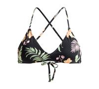 Bandeau-Bikini-Top ROXY "Pt Beach Classics", Damen, Gr. S, Cup B, schwarz, Obermaterial: 85% Polyester, 15% Elasthan;, Bikini-Oberteile Bandeau-Bikini-Top (85185837-S)