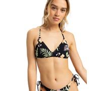 Bandeau-Bikini-Top ROXY "Pt Beach Classics", Damen, Gr. M, Cup B, schwarz, Obermaterial: 85% Microfaser, 15% Elasthan;, Bikini-Oberteile (85185837-M) schwarz