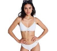 Bandeau-Bikini-Top ROXY "Roxy Island Bralette", Damen, Gr. S, weiß (coconut milk), Obermaterial: 87% Nylon, 13% Elasthan., Bikini-Oberteile (29529161-S) coconut milk
